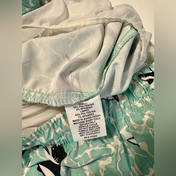 Rainforest Jaws II Quick-dry Swim Trunks Four Way Stretch Water Resistant Aqua L - Picture 8 of 9